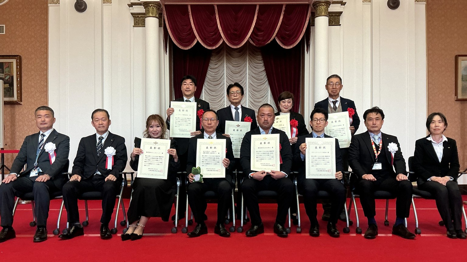 クボタインクルージョンワークスが大阪府教育庁より「支援教育サポート企業」として表彰されました。